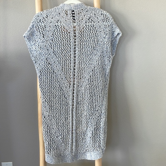 Bobeau | Marled Cocoon Open Knit Cardigan - Picture 7 of 8